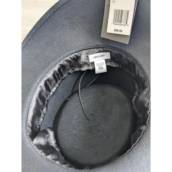 NWT Nine West Wool Felt Telescope Floppy Hat (MSRP $98) - Picture 4 of 4